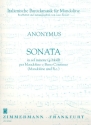 Sonate g-Moll für Mandoline und Bc (Bc ausgesetzt)