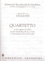 Quartett C-Dur fr 2 Mandolinen, Flte und Viola Partitur und Stimmen