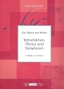 Introduktion, Thema und Variationen fr Klarinette und Klavier