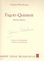 Fagott-Quintett fr Fagott, 2 Violinen, Viola und Violoncello Partitur und Stimmen