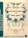 Trio op.17 fr Violine, Violoncello und Klavier Stimmen,  Reprint