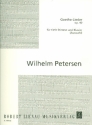 Goethe-Lieder op.40 fr Gesang (tief) und Klavier