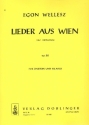 Lieder aus Wien op.82 f�r Bariton und Klavier Partitur