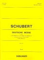 Deutsche Messe D872 fr gem Chor, Blser, Kontraba ad lib. Partitur