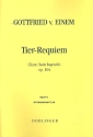 Tier-Requiem op.104 fr Soli, gem Chor und Orchester Studienpartitur