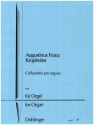 Collaudatio pro organo fr Orgel