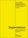 STP721  G.Wolfgang, Impressions (2002) f�r Septett (Klarinette, Fagott, Horn, Violine, Viola, Cello und Kb) Studienpartitur