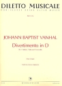 Divertimento D-Dur fr 2 Violinen, Viola und Violoncello Partitur und Stimmen