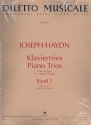 Klaviertrios Band 3 (Nr.17-23) f�r Violine, Violoncello und Klavier Stimmen