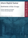 Divertimento D-Dur fr Viola, Violoncello und Cembalo Stimmen