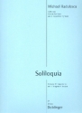Soliloquia fr Gesang und 2 hngende Becken Partitur