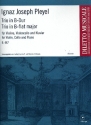 Trio B-Dur B447 fr Violine, Violoncello und Klavier Stimmen