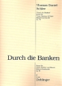 Durch die Banken op.78 fr Tenor, Bariton und Klavier Partitur