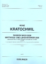 Passion nach dem Matthus- und dem Lukas-Evangelium op.170 fr 2 Sprecher, Bass, gem Chor, Streichquartett und Streichorchester Partitur