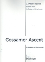 Gossamer Ascent fr Klarinette und Streichquartett Partitur und Stimmen