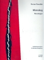 Monolog fr Baritonsaxophon