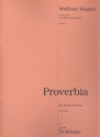 Proverbia fr Alt und Streicher Partitur