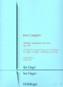 Thme, variations et final op.28 fr Orgel, Trompeten, Posaunen und Streicher Orgel