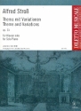 Thema mit Variationen  a-Moll op. 15 f�r Klavier Erstdruck und Faksimile des Autographs