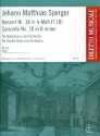 Konzert h-Moll Nr.18 T18 fr Kontrabass und Orchester Partitur