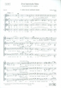 2 lateinische Stze fr gem Chor a cappella Partitur