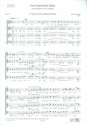 2 lateinische Stze fr gem Chor a cappella Partitur