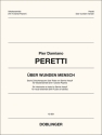 Peretti Pier Damiano, �ber wunden mensch diverse weltlich Pa = Singpart
