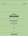 Johannes Brahms, Schicksalslied op. 54 Bearbeitung f�r Chor und Kammerensemble Partitur