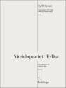 Streichquartett E-Dur (1895) f�r Streicher Partitur