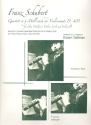 Quartett g-Moll nach der Violinsonate D408 fr Flte (Violine), Violine, Viola und Violoncello Stimmen