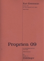 Proprien 09 fr 2 Trompeten, Horn, Posaune, Tuba und Orgel Blserstimmen