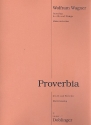 Proverbia fr Alt und Streicher Klavierauszug