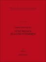 5 Messen f�r 8-9 Stimmen