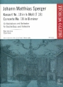 Konzert h-Moll Nr.18 T18 fr Kontrabass und Orchester fr Kontrabass und Klavier