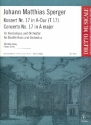 Konzert A-Dur Nr.17 T17 fr Kontrabass und Orchester fr Kontrabass und Klavier