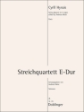 Streichquartett E-Dur (1895)  Stimmen