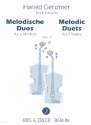 Melodische Duos Band 2 fr 2 Violinen Spielpartitur