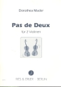 Pas de deux fr 2 Violinen Spielpartitur