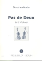 Pas de deux fr 2 Violinen Spielpartitur