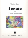 Sonate fr Violine und Klavier