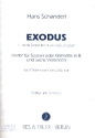 Exodus fr Sopran (Klarinette oder anderes Melodieinstrument) und 6 Violoncelli Partitur (=Gesang) und Stimmen