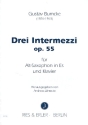 3 Intermezzi op.55 fr Altsaxophon und Klavier