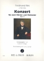 Konzert WoO19 fr 2 Hrner und Orchester fr 2 Hrner und Klavier Stimmen