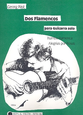 Dos Flamencos para guitarra solo Rumba Flamenca Alegrias por Rosas