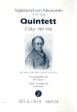 Quintett C-Dur NV105 fr Harfe, Flte, Horn, Violine und Viola Partitur und Stimmen