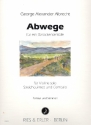 Abwege fr Violine solo, 2 Violinen, Viola, Violoncello und Cembalo Partitur und Stimmen