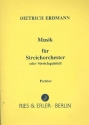 Musik fr Streichorchester (Streichquintett) Partitur
