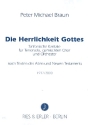 Die Herrlichkeit Gottes fr Tenor, gem Chor und Orchester Partitur