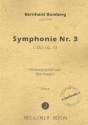 Sinfonie C-dur Nr.3 op.53 fr Orchester Partitur