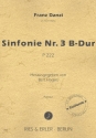 Sinfonie B-Dur  Nr.3 P222: fr Orchester Partitur